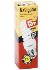 Лампа энергосберегающая Navigator 15-827-Е27 15Вт