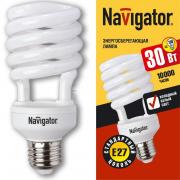 Лампа энергосберегающая Navigator 30-840-Е27 30Вт