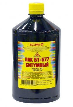 Лак битумный БТ-577 1л